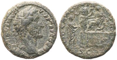 Antonino Pio, As romano (Roma), 145-147 d.C.