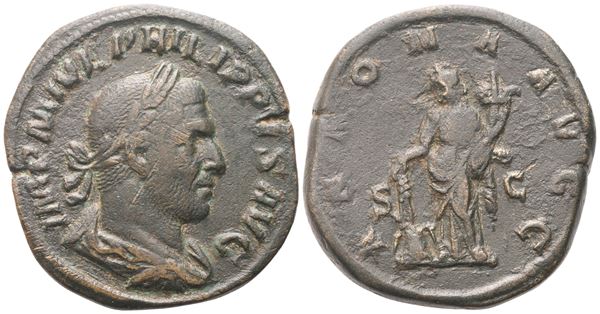 Philip I (244-249), Sestertius, Rome, AD 246; Æ (17,15 g; 29,8 mm; 12 h)