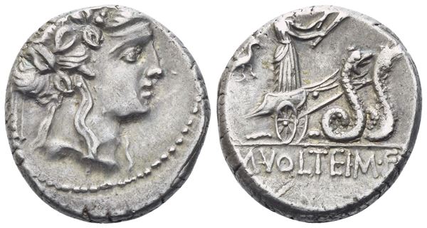 M. Volteius, Denarius, Rome, 78 BC; AR (4,06 g; 16 mm; 12 h)