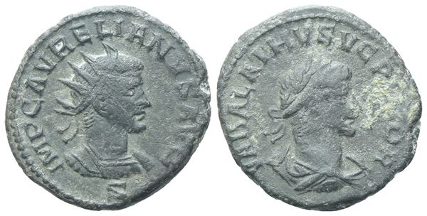 Aurelian (270-275) with Vabalathus, Antoninianus, Antioch, 270-272; Æ (3,27 g; 19,5 mm; 6 h)