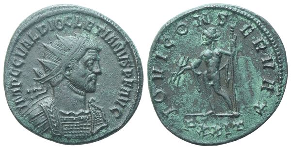 Diocletian (284-305), Antoninianus, Ticinum, 285-286; Æ (4,17 g; 21,2 mm; 6 h)