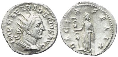 Trajan Decius (249–251), Antoninianus in argento, Mediolanum, 250–251