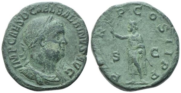 Balbinus (238), Sestertius, Rome, c. April - June 238; Æ (19,78 g; 29,4 mm; 12 h)