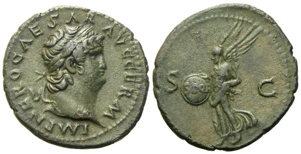 Nero (54-68), As, Rome, c. AD 67; Æ (g 10,00; mm 28)