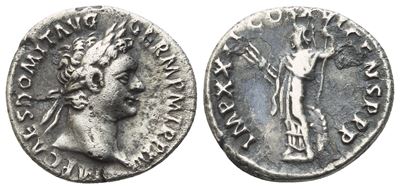 Domiziano (81–96), Denario imperiale, Roma, 93–94
