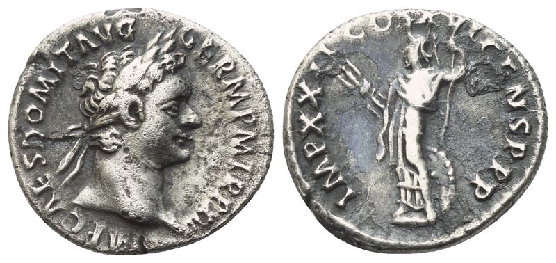 Domiziano (81–96), Denario imperiale, Roma, 93–94