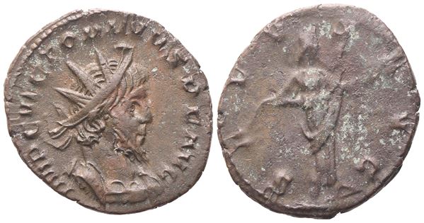 Victorinus (Imperium Galliarum) (269-271), Antoninianus, Colonia Agrippinensis, late 269-mid 270; Æ (3,08 g; 20,8 mm; 6 h)