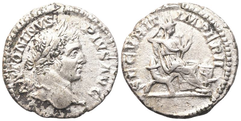 Antonino Pio, Denario romano “Securitas” (Rome, 206–210), AR