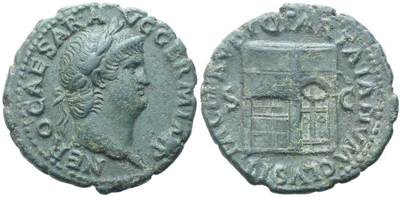 Nero (54-68), As, Rome, Ad 65; Æ (10,60 G; 27,8 MM; 6 H)