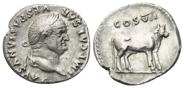 Vespasian (69-79), Denarius, Rome, 76; AR (3,32 g; 18,3 mm; 6 h)