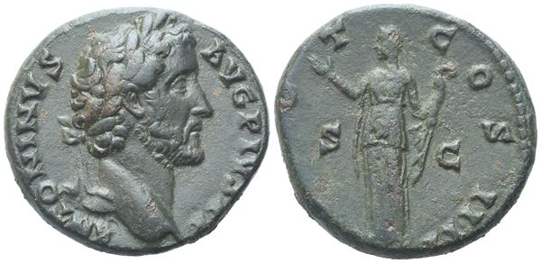 ANTONINVS AVG (A.D. 138-161) Roma, AE, as,10,88 g; 25 mm; 11 h