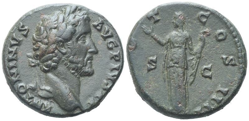 Antoninus Pius (138-161), As, Rome, 145-161; Æ (10,88 G; 25 MM; 11 H)