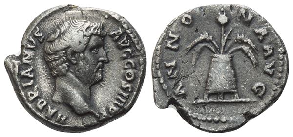 Hadrian (117-138), Denarius, Rome, 134-138; AR (4,14 g; 18,8 mm; 7 h)