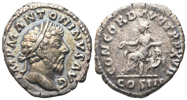 Marcus Aurelius (161-180), Denarius, Rome, 162-163; AR (2,56 g; 17,2 mm; 12 h)