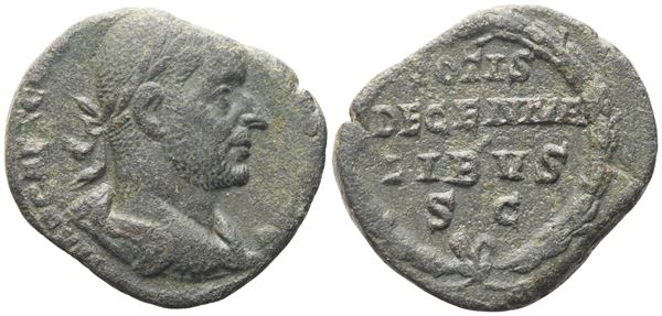 Trebonianus Gallus (251-253), Sestertius, Rome, 251-253; Æ (14,39 g; 25,8 mm; 12 h)
