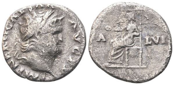Nero (54-68), Denarius, Rome, 67-68; AR (3 g; 16,5 mm; 6 h)