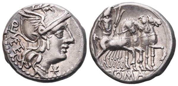 Q. Caecilius Metellus, Denarius, 130 BC; AR (3,91 g; 18,5 mm; 5 h)