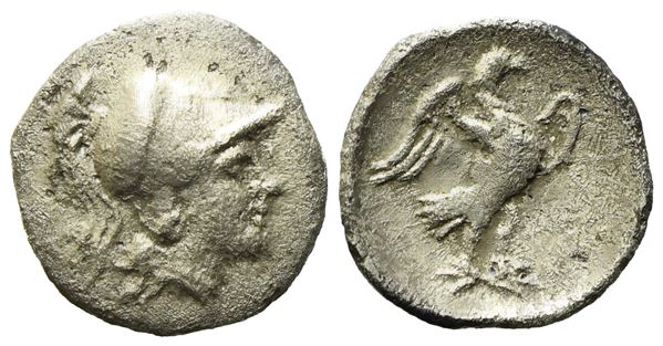 Greek Latium, Alba Fucens (c. 280-275 BC), Obol; AR (0,55 g; 11 mm)