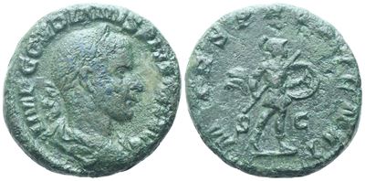 Gordiano III, As in bronzo (Roma), 243-244