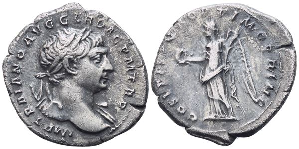 Trajan (98-117), Denarius, Rome, 107; AR (3,18 g; 19,8 mm; 6 h)