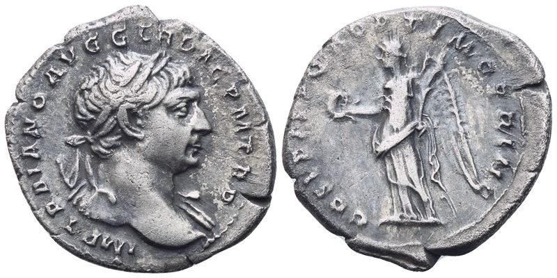 Traiano (98–117 d.C.), Denario, Roma, 107 d.C.