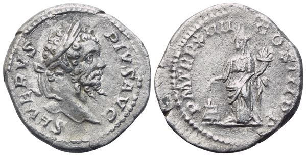 Septimius Severus (193-211), Denarius, Rome, 206; AR (3,52 g; 18,8 mm; 6 h)