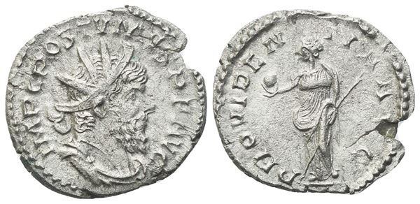 Postumus (Imperium Galliarum, 260-269), Antoninianus, Treveri, 264-266; AR (3,32 g; 21 mm; 6 h)
