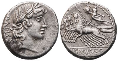 C. Vibius Pansa, Denarius, 90 Bc; Ar (3,65 G; 17,7 MM; 12 H)