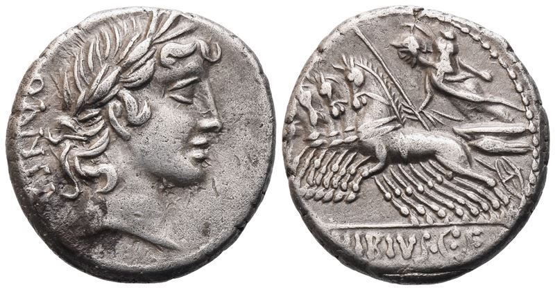 C. Vibius Pansa, Denarius, 90 Bc; Ar (3,65 G; 17,7 MM; 12 H)