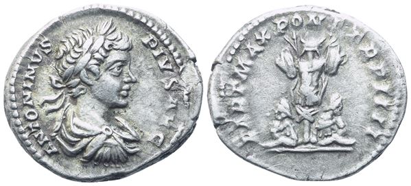 Caracalla (198-217), Denarius, Rome, 201; AR (3,16 g; 19 mm; 12 h)