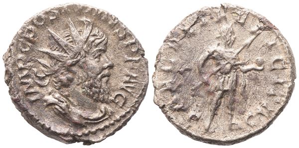Postumus (Imperium Galliarum, 260-269), Antoninianus, Treveri, 266-267; BI (4,71 g; 20,6 mm; 6 h)