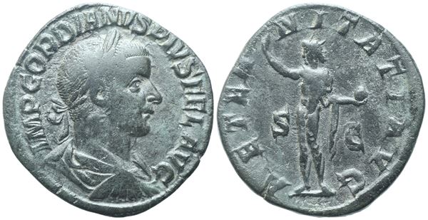 Gordian III (238-244), Sestertius, Rome, 240-244; Æ (14,56 g; 30,3 mm; 1 h)