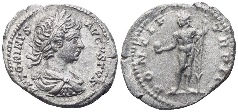 Anonimo romano, Caracalla (198–217), Denario, Roma