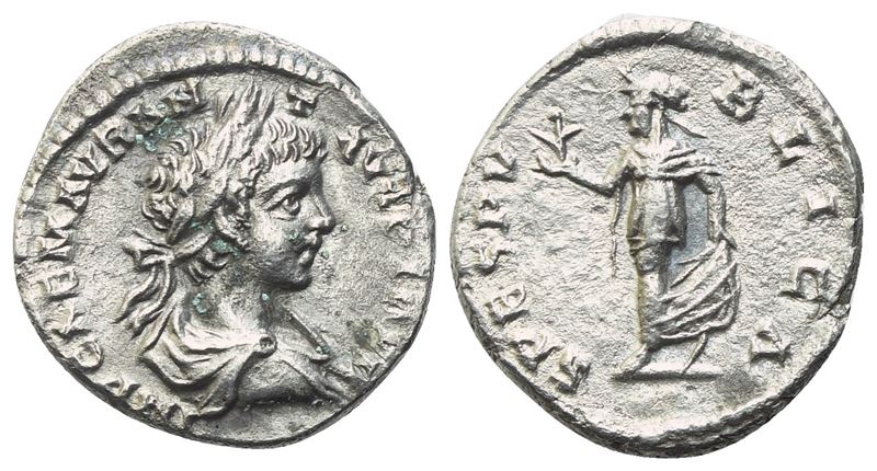 Caracalla (198–217), Denario, Laodicea ad Mare (199 d.C.), AR