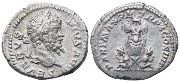 Septimius Severus (193-211), Denarius, Rome, 202; AR (3,25 g; 19,3 mm; 12 h)