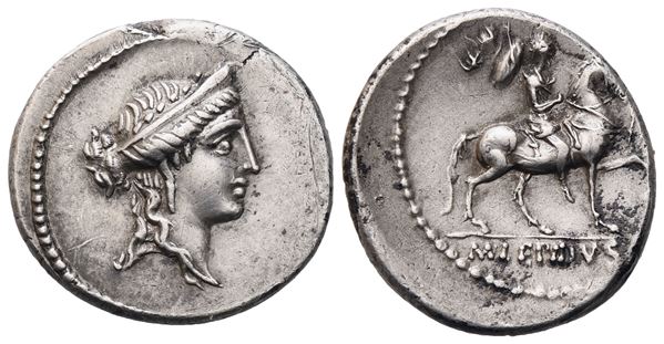 M. Aemilius Lepidus, Denarius, 61 BC; AR (3,91 g; 18,2 mm; 3 h )