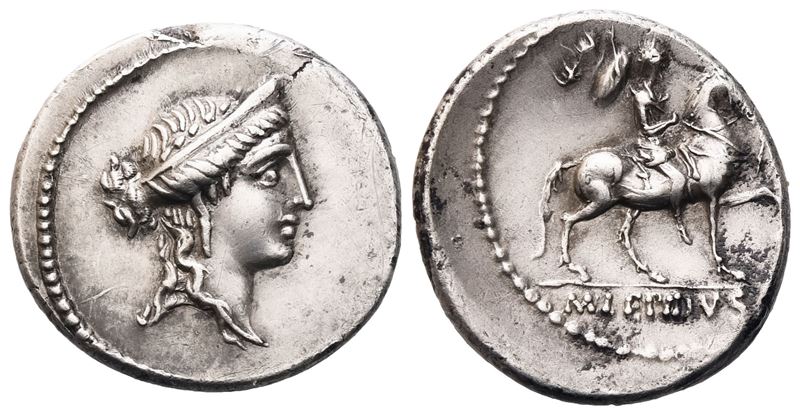 M. Aemilius Lepidus, Denarius, Rome, 61 BC; AR (3,91 g; 18,2 mm; 3 h )
