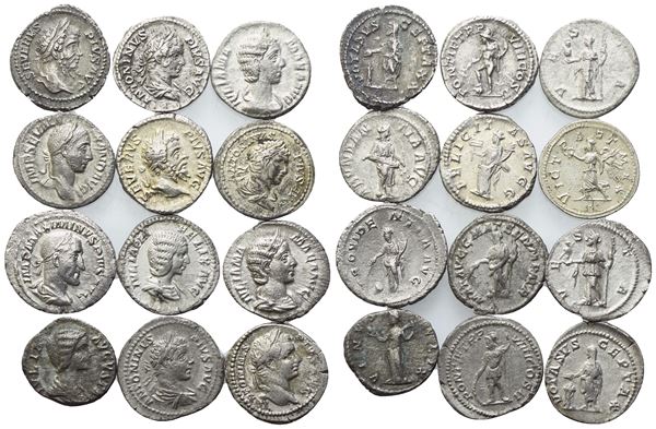 Lot of 12 Roman Imperial Denarii