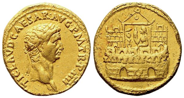 Claudius (41-54), Aureus, Rome, AD 44-45; AV (g 7,77; mm 19)