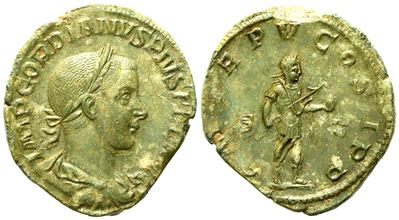 Gordian III (238-244), Sestertius, Rome, Ad 241-243; Æ (g 17,60; MM 31)