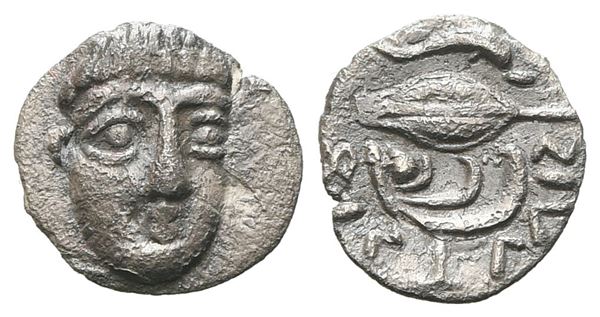 Southern Campania, Phistelia, c. 325-275 BC. AR Obol (9 mm, 0.38 g).  - Auction GREEK & ROMAN PROVINCIAL COINS AND NUMISMATIC LITERATURE Including a wide selection of Alexandrian Coins from the Dattari Collection - Bertolami Fine Art - Prague