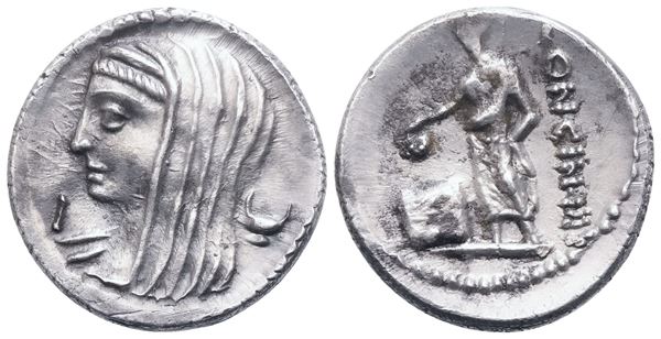 L. Cassius Longinus, Denarius, Rome, 63 BC; AR (3,93 g; 18,5 mm; 6 h)