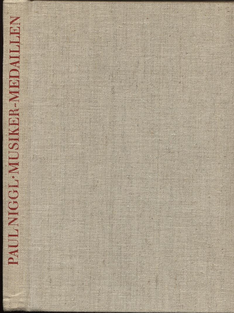 NIGGL PAUL, Medaglione dedicato ai musicisti, Darmstadt, 1965