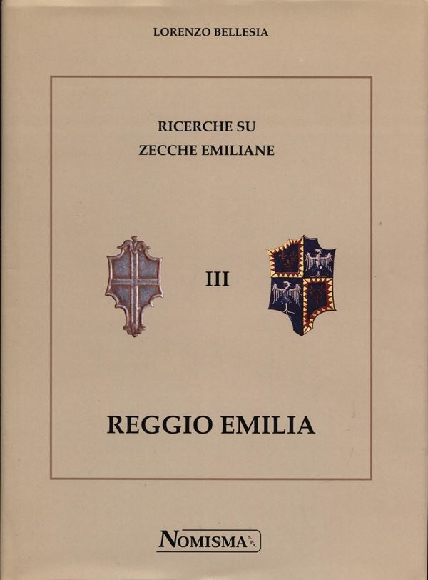 BELLESIA L. -  Ricerche su zecche emiliane III. Reggio Emilia. Serravalle, 1998. Pp. 350, plates eill. in the text. rel. and. very good condition.