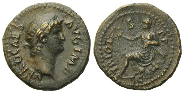 Nero (54-68), Semis, Rome, c. AD 64; Æ (g 3,21; mm 17)