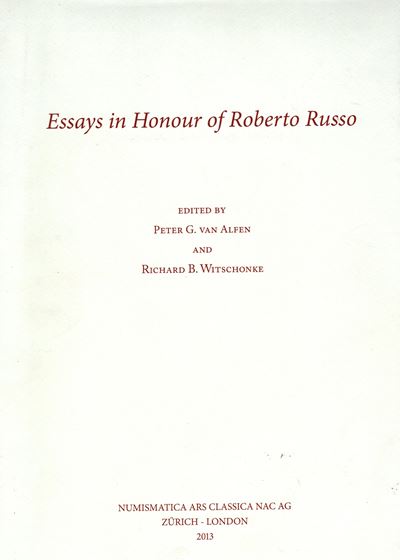 AA.-VV., Essay in honor of Roberto Russo. Publ. Zurich-London, 2013, rilegato con sovraccoperta