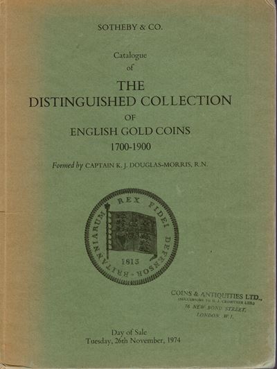 Sotheby & Co., Catalogo della collezione di monete d'oro inglesi 1700-1900
