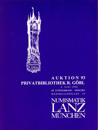 LANZ NUMISMATIK, Catalogo d'Asta 93 - Monaco, 6 Giugno 1999
