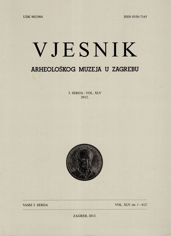 AA.-VV. -  VJESNIK arheoloskog munzeja u Zagrebu. Zagreb, 2013. pp 611, tavole e illustrazioni nel testo a colori e b\n, rilegatura ed. ottimo stato. importanti contributi di numismatica  antica. Test