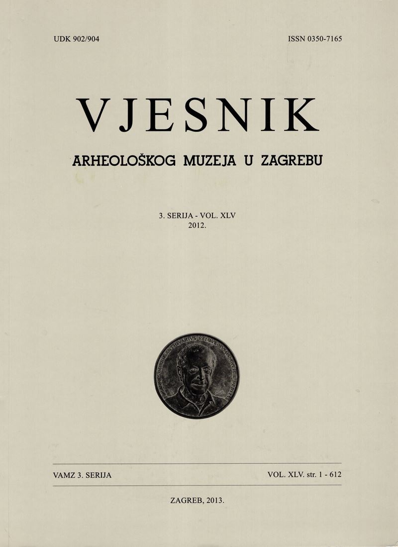 AA.-VV., VJESNIK arheoloskog munzeja u Zagrebu, 2013